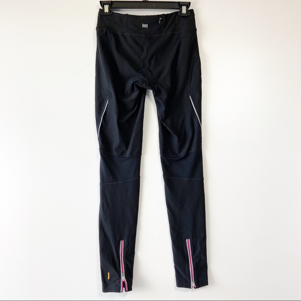 Lucy tech zipper ankle black athletic leggings - Picture 7 of 7